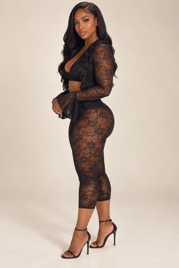 Belong To The City 3 Piece Lace Set