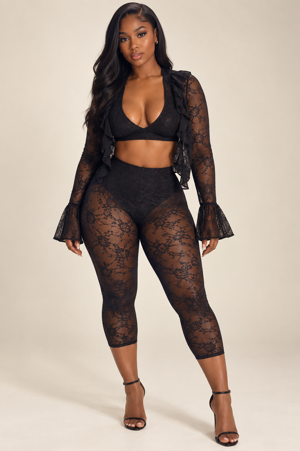 Belong To The City 3 Piece Lace Set