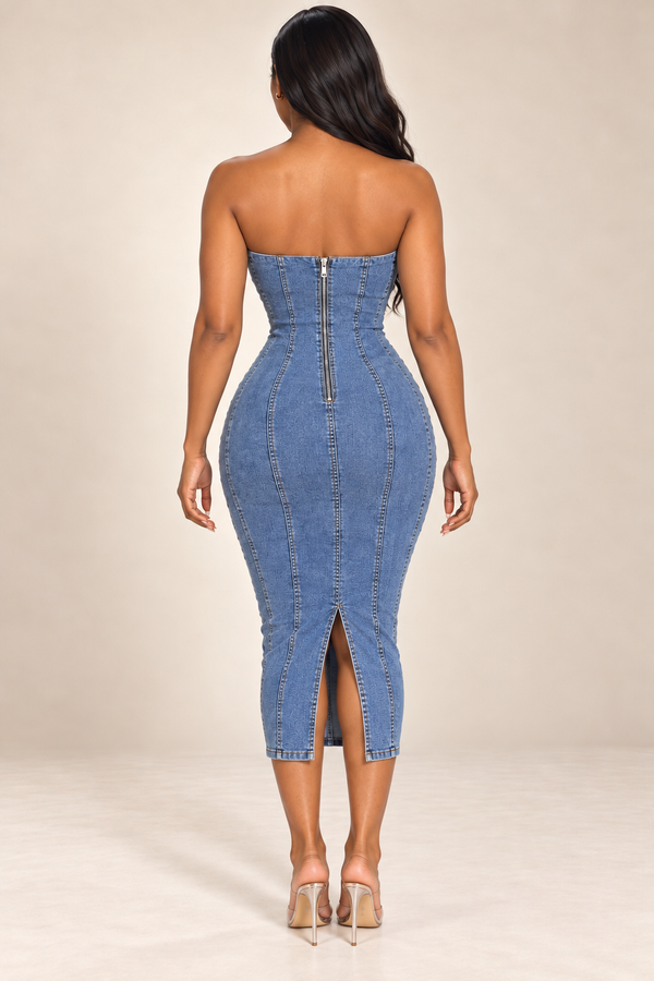 Take Notes Midi Dress