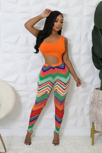 Turn Up The Heat Pant Set