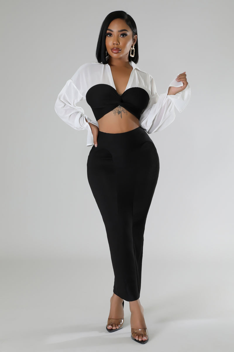 So Sophisticated Skirt Set