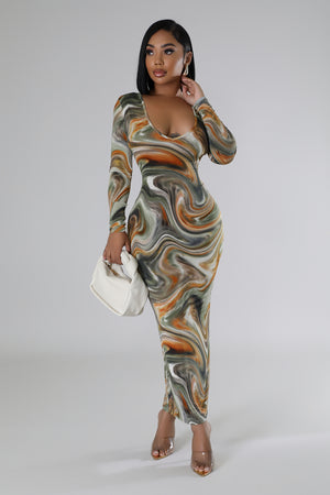 Fire & Desire Maxi Dress