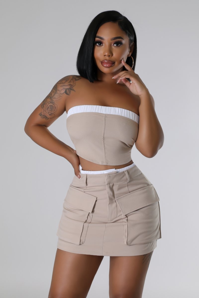 Keep It Short Skirt Set