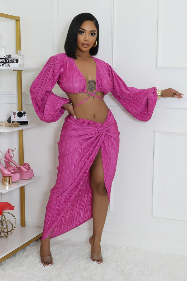 Drinks On Me Skirt Set