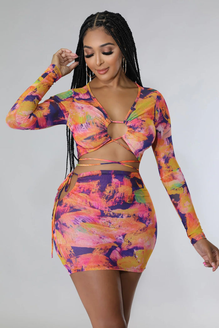 Summer Romance Skirt Set