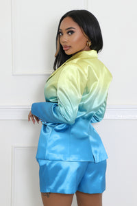 Cocktail Hour Blazer Short Set
