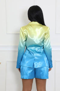 Cocktail Hour Blazer Short Set