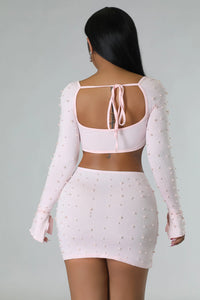 Sweetheart Pearl Skirt Set