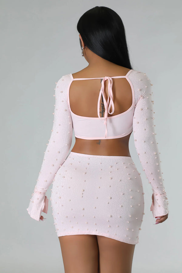 Sweetheart Pearl Skirt Set