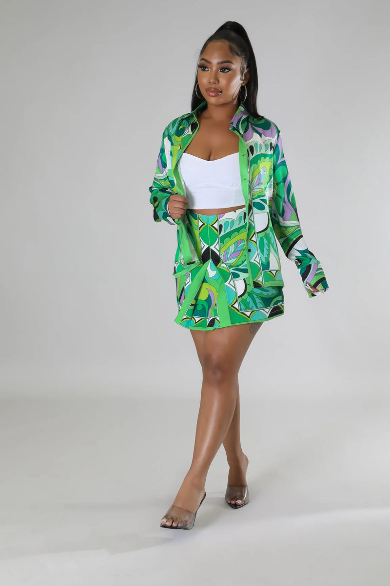 Day Date Skirt Set
