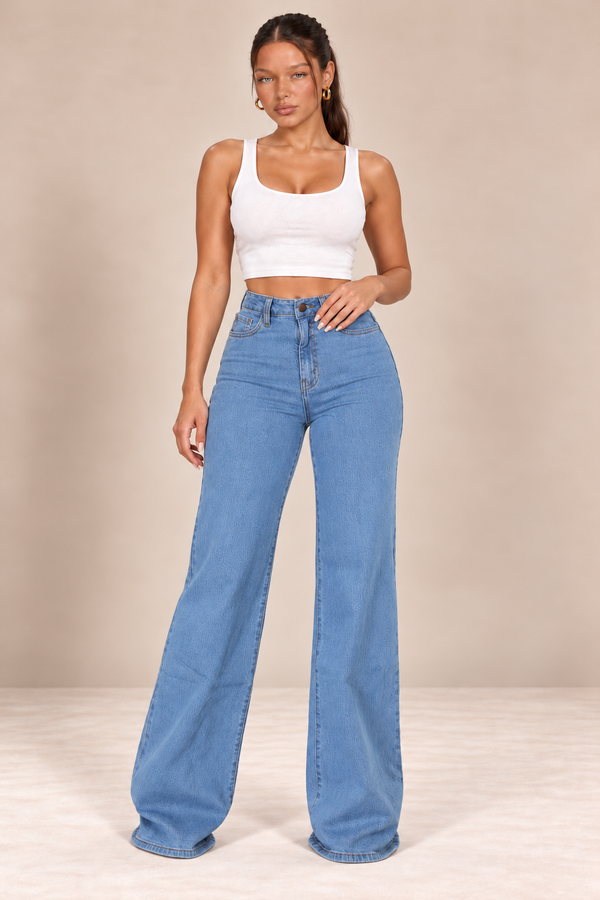 Mimi Wide Leg Flare Jeans