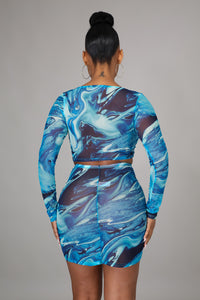 Cutting You Off Skirt Set